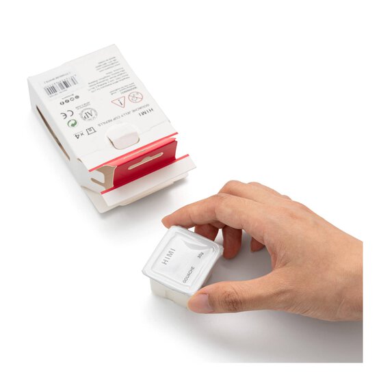 HIMI White Jelly Cup Gouache Refill 4 Pack image number 3