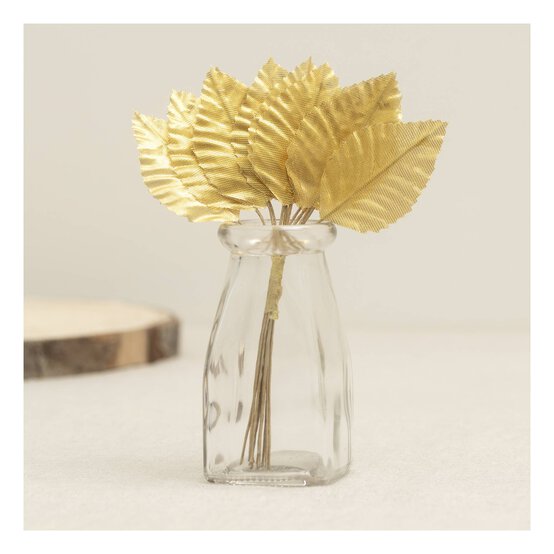 Gold Rose Leaves 12 Pack  image number 2