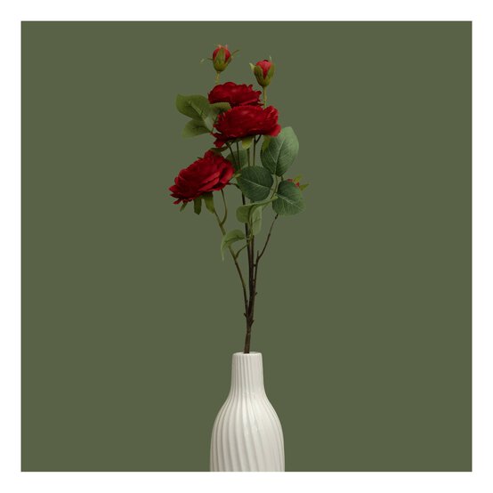 Red Rose Spray 70cm image number 2