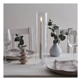 Create & Celebrate Glass Candle Holder 34cm