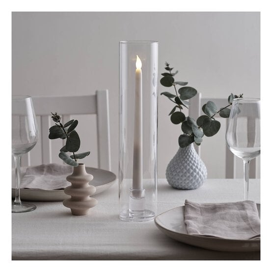 Create & Celebrate Glass Candle Holder 34cm image number 2