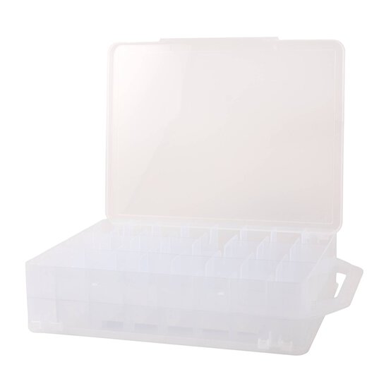Double-Sided Thread Storage Box 26cm x 8cm x 36cm image number 2