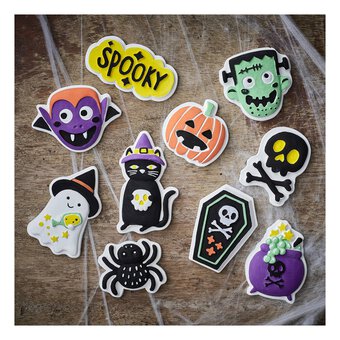 Paint Your Own Ceramic Halloween Figures Kit 10 Pack