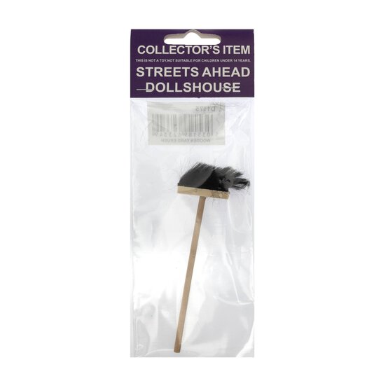 Doll&rsquo;s House Wooden Yard Brush image number 4