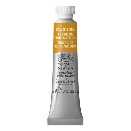 Winsor & Newton Raw Sienna Professional Watercolour Tube 5ml image number 1