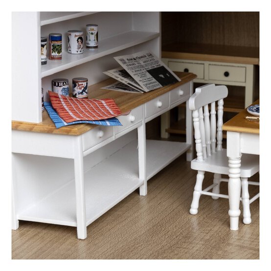 Doll&rsquo;s House Red and Blue Tea Towels 2 Pack image number 2