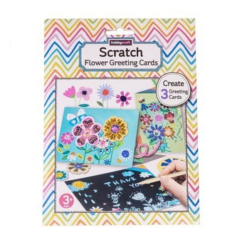 Scratch Flower Greeting Cards