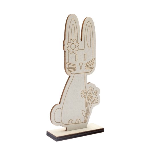 Paint Your Own Easter Wooden Decorations 4 Pack image number 3