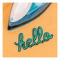 Hello Iron-On Patch image number 2