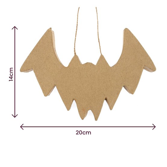 Mache Hanging Bat 20cm image number 5