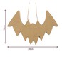 Mache Hanging Bat 20cm image number 5