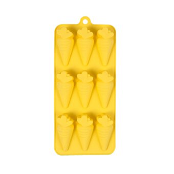 Carrot Silicone Mould 9 Wells
