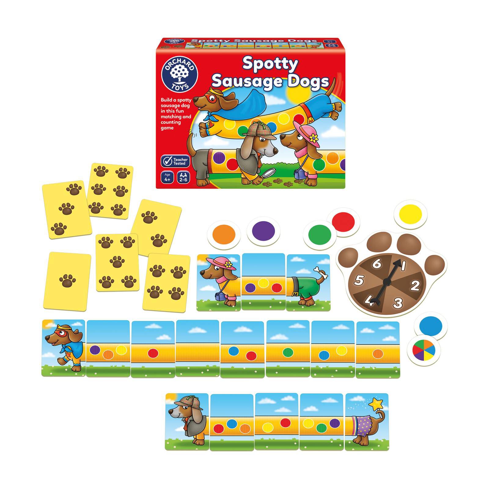 Orchard Toys Spotty Sausage Dogs Game Hobbycraft