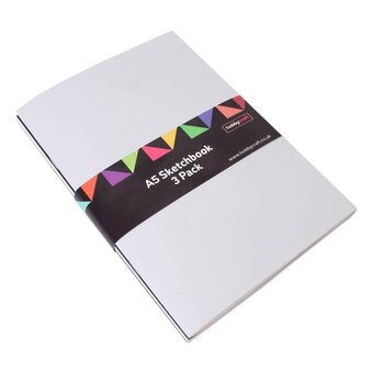 Grey Sketchbook A5 3 Pack