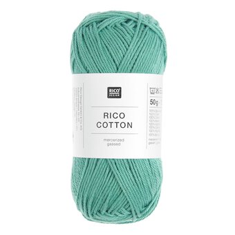 Rico Essentials Teal Cotton 4ply 50g