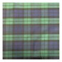 Navy Poly Cotton Tartan Fabric by the Metre image number 2