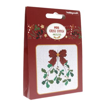 Mistletoe Mini Cross Stitch Kit 