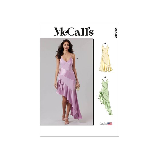 McCall’s Women’s Dress Sewing Pattern M8582 (8-16) image number 1