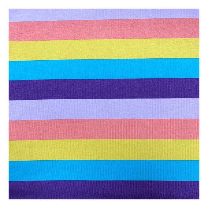 Tilly and the Buttons Multi-Colour Striped Jersey Fabric 160cm x 2.5m