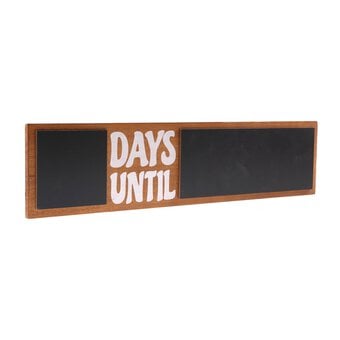 Countdown Chalkboard 12cm x 50cm