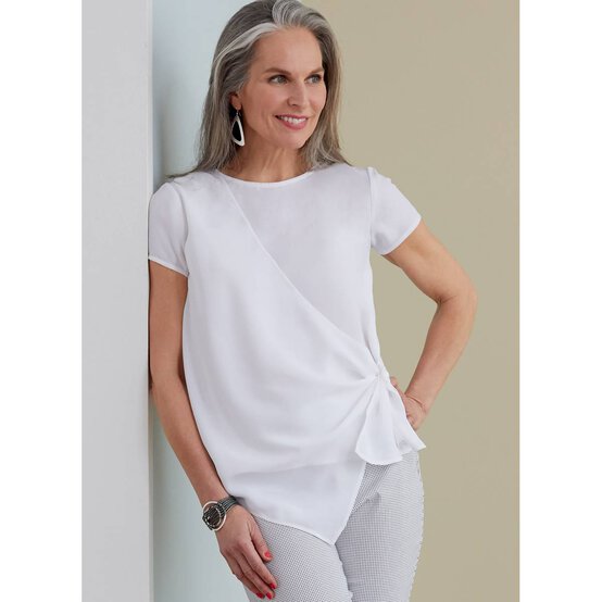 Butterick Women&rsquo;s Top Sewing Pattern B6765 (14-22) image number 5