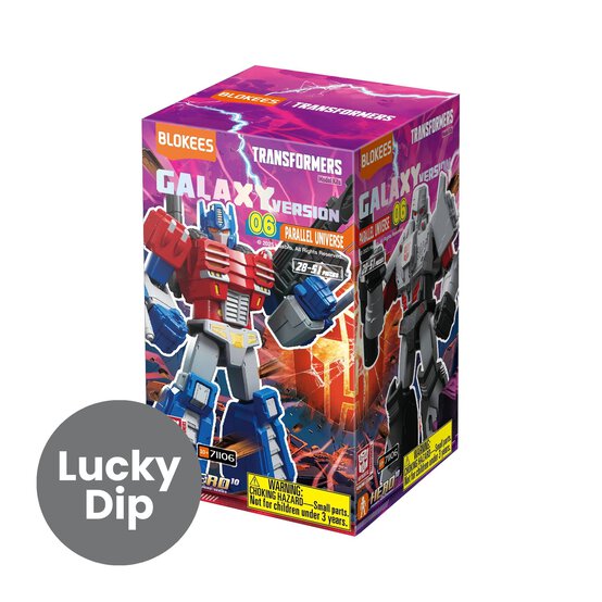 Assorted Blokees Transformers Galaxy Version Parallel Universe Model Kit  image number 1