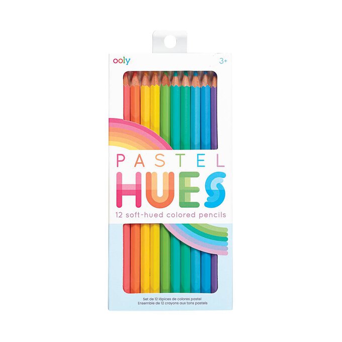 Pastel Hues Coloured Pencils 12 Pack image number 1