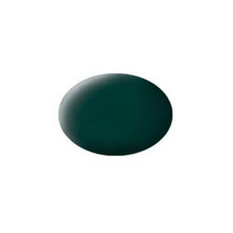 Revell Black-Green Matt Aqua Colour Acrylic Paint 18ml (140)