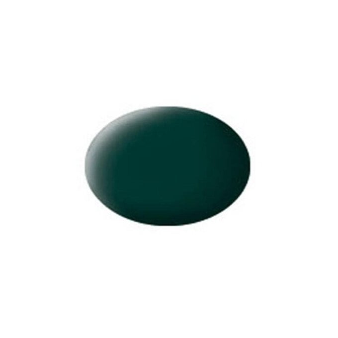 Revell Black-Green Matt Aqua Colour Acrylic Paint 18ml (140) image number 1