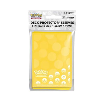 Pokemon Lightning Energy Deck Protector Sleeves 65 Pack