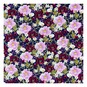 Nocturne Flora Midnight Bouquet Cotton Fabric by the Metre image number 2