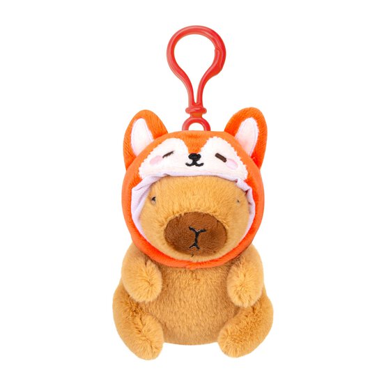 Assorted Clip-On Plush Capybara with Hat image number 5