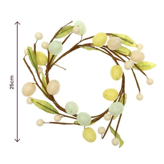 Mini Egg Wreath 25cm image number 4
