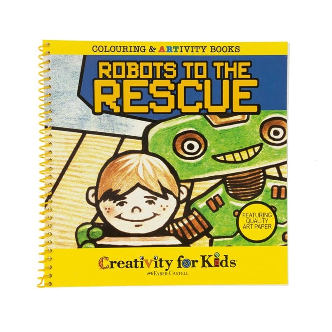 Robots to the Rescue Colouring and Activity Book image number 1