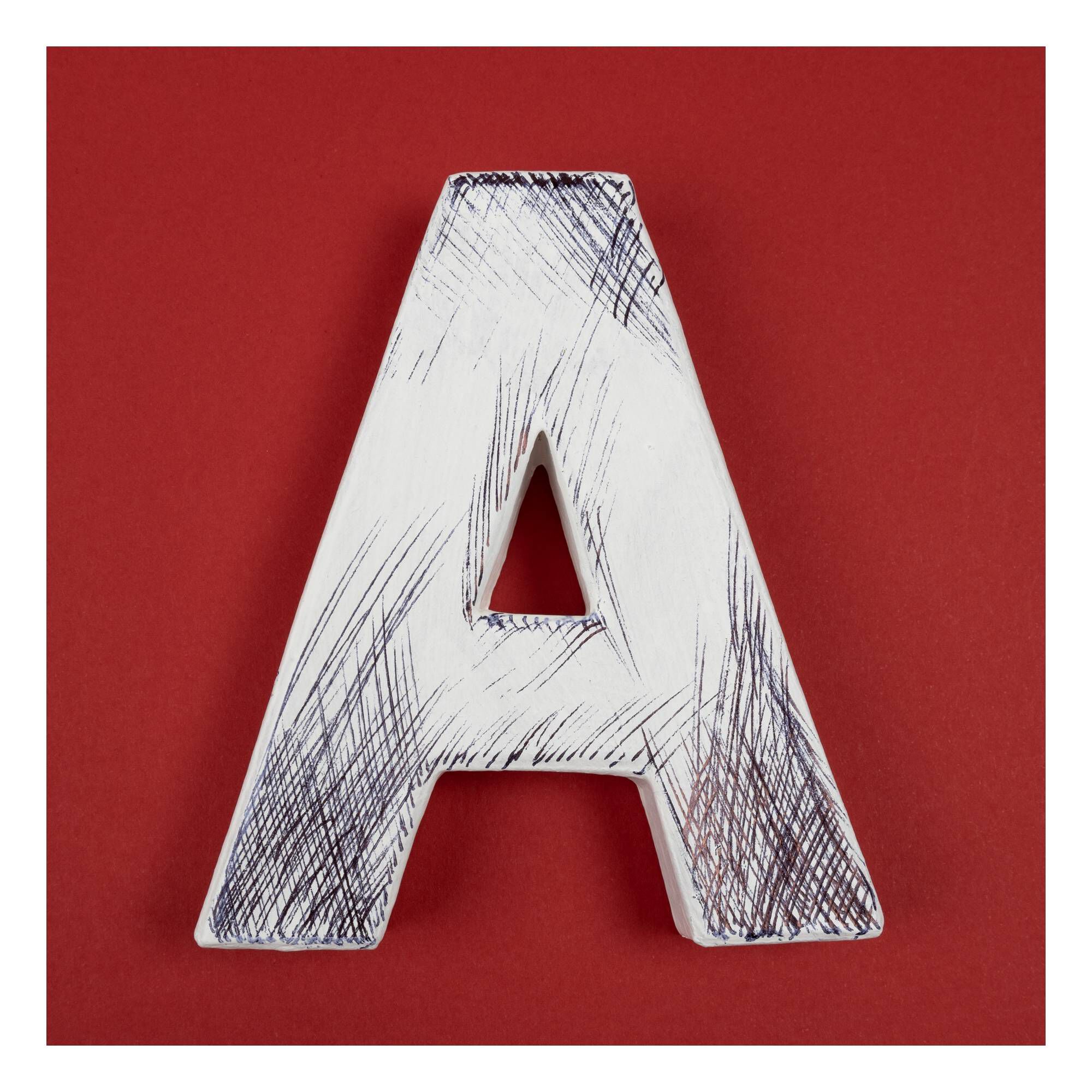 Mini Mache Letter A 10cm | Hobbycraft