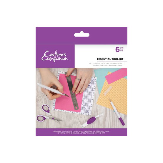 Crafter’s Companion Essentials Papercraft Tool Kit 6 Pieces  image number 1