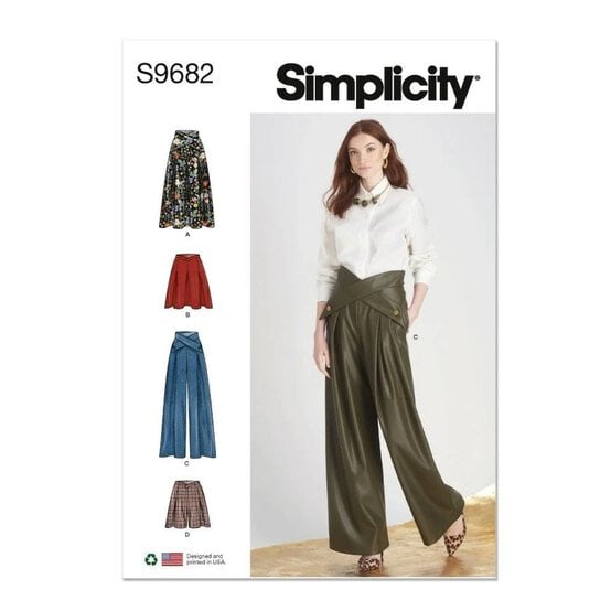 Simplicity Women's Skirt  Sewing Pattern S9682 (R5 14-22) image number 1