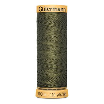 Gutermann Green Cotton Thread 100m (424)