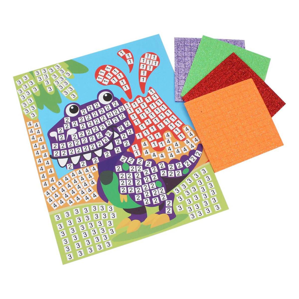 Foam Mosaic Art Dinosaur Hobbycraft