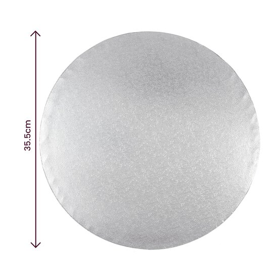 Silver Round Cake Drum 14 Inches image number 3