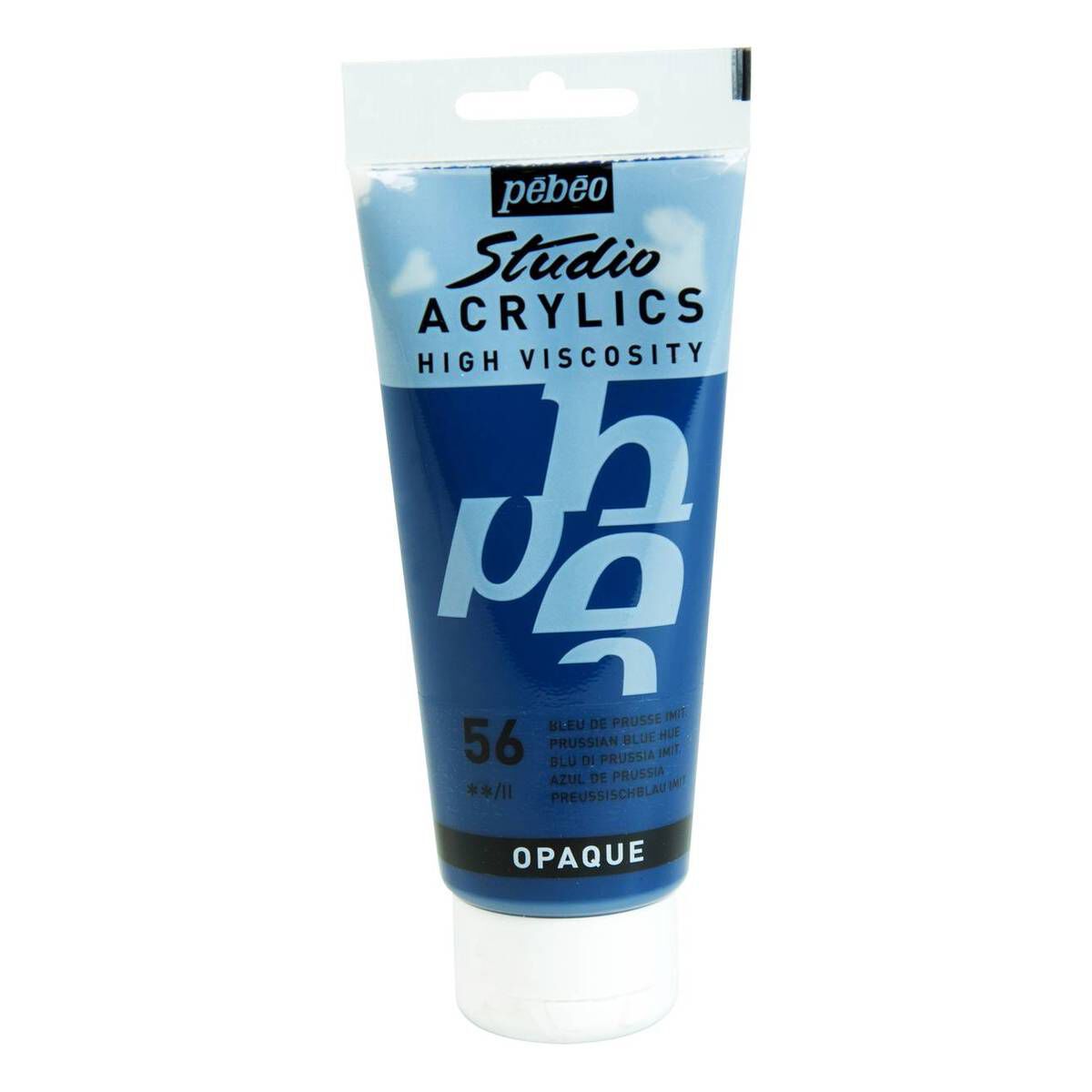 Pebeo Prussian Blue Studio Acrylic Paint 100ml Hobbycraft