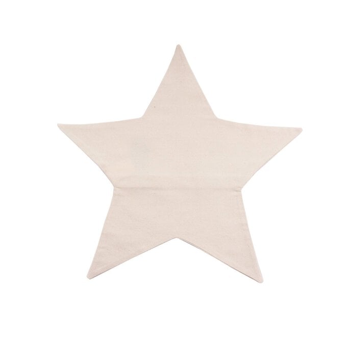 Natural Cotton Star Cushion Cover 43cm image number 1