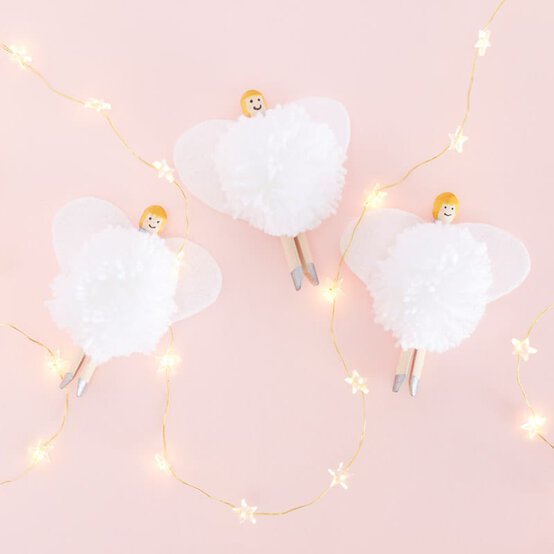How to Make Pompom Fairies image number 1
