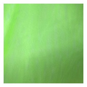 Fluorescent Green Nylon Dress Net Fabric by the Metre