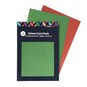 Green and Red Glitter Card A4 16 Pack image number 1