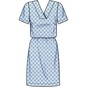 Simplicity V-Neck Shift Dress Sewing Pattern S9262 (16-24) image number 5