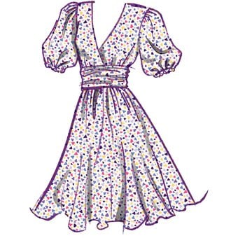 McCall’s Vanessa Dress Sewing Pattern M8176 (6-14) image number 3