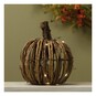 Light-Up Wicker Pumpkin 15cm image number 1