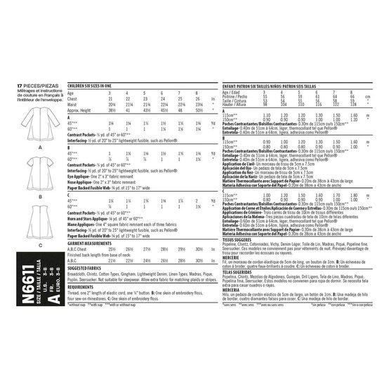 New Look Child’s Dress Sewing Pattern N6611 image number 2