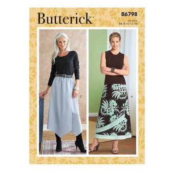 Butterick Petite Skirt Sewing Pattern B6798 (16-22)